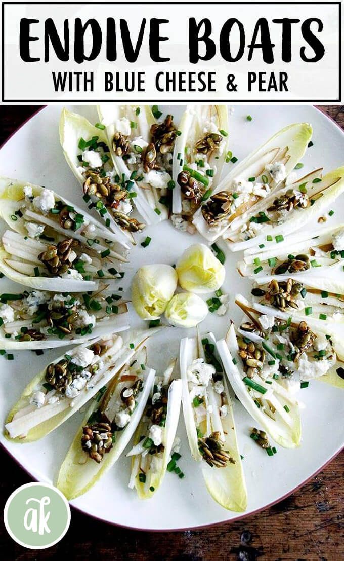 Salty-Sweet Endive Boats: Easy Blue Cheese & Walnut Appetizer